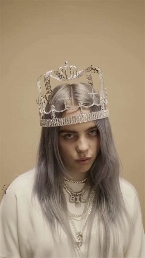 Billie Eilish You See Should Me In A Crown Wallpapers Wallpaper Cave