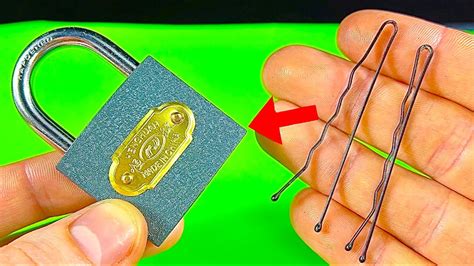 How To Open A Lock With Hairpins Youtube