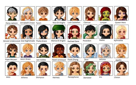 Cute Versions Of Percy Jackson Characters Percy Jackson Characters