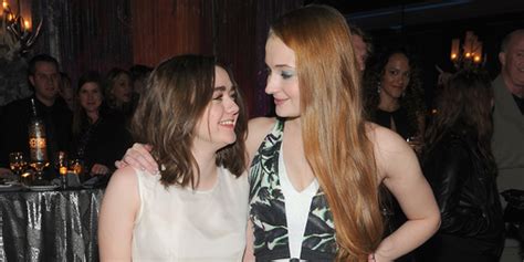 Sophie Turner Said She Kissed Maisie Williams On Game Of Thrones Set