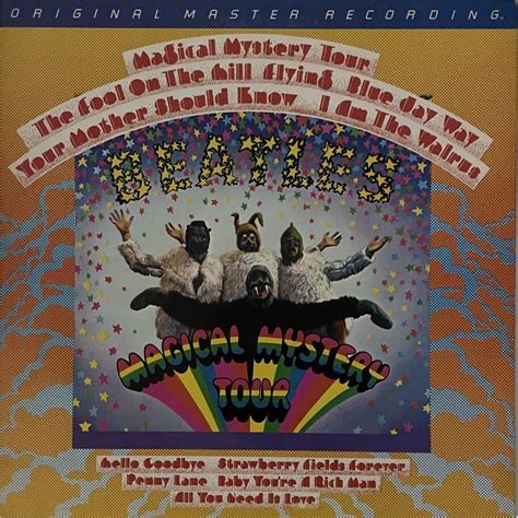 Magical Mystery Tour Album Original Master Recording Beatle Memories