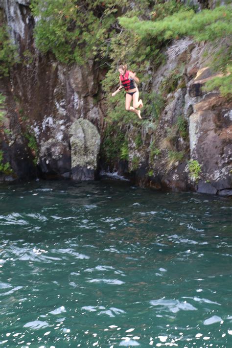 Cliff Jumping At Calf Or Calves Penn In Lake George Lake George Ny