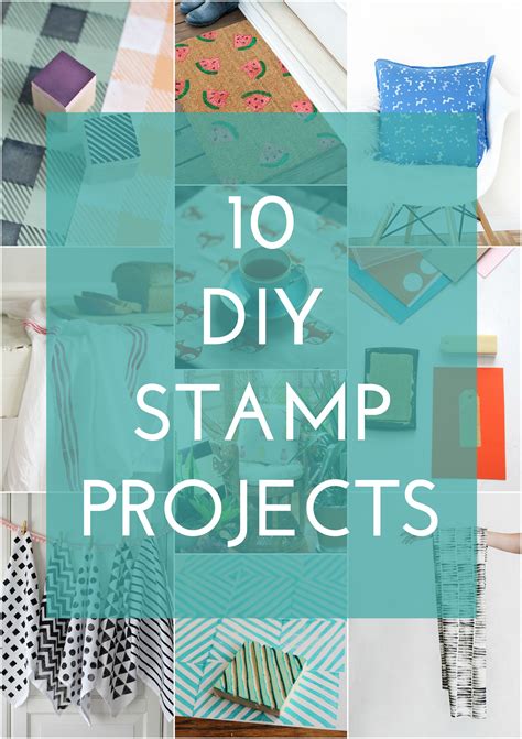 10 Diy Stamp Projects Craft Tutorials Diy Craft Projects Decor Crafts