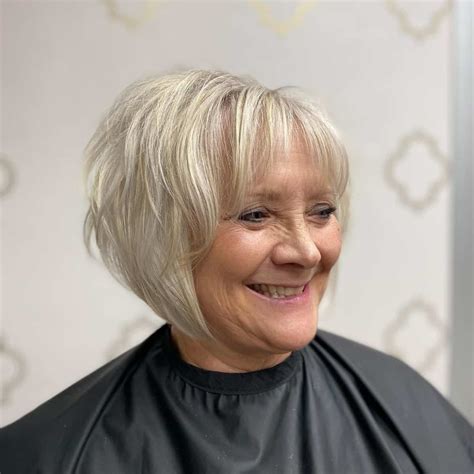 Short choppy hairstyles for over 60