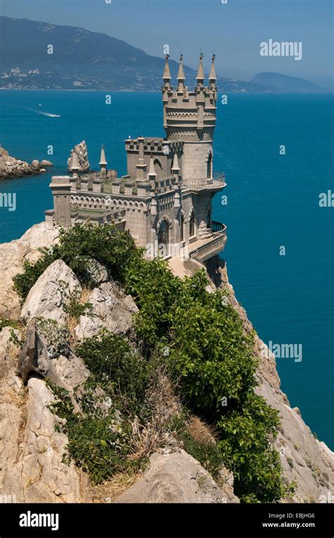 The Swallows Nest Is A Decorative Castle Located In Gaspra Between