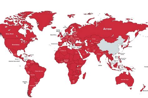 This Map Shows The Most Popular Netflix Show In Each Country Decider