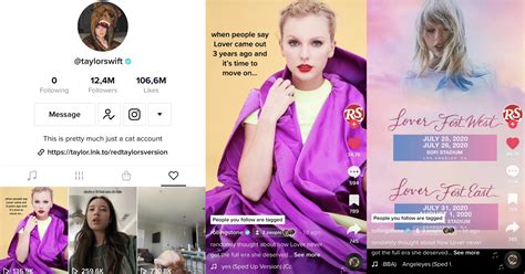 Taylor Swift Updates ⏰ On Twitter 📲 Taylorswift13 Liked 3 New Tiktoks That All Relate To