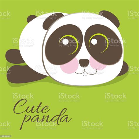 Cute Young Baby Panda Bear Stock Illustration Download Image Now