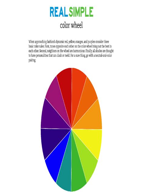 Printable Color Wheel Pdf Printable Word Searches