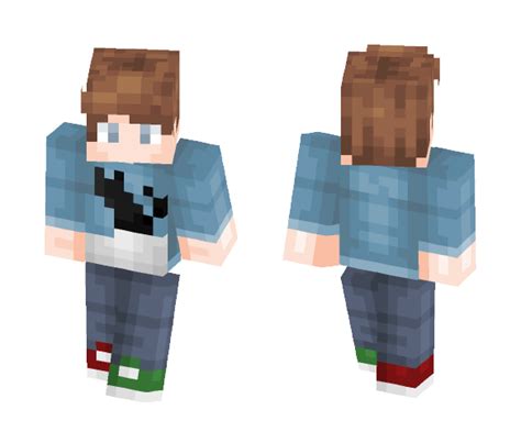 Download Christmas Boy Double Layers Minecraft Skin For Free