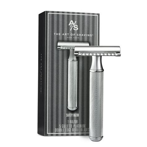 The Art Of Shaving Mens Safety Razor With 5 Refill Blades Walmart