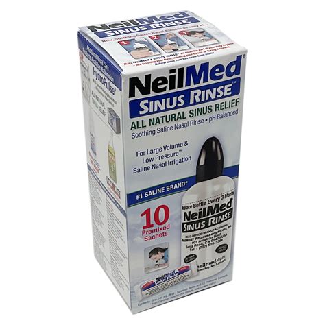 Buy Neilmed Sinus Rinse Starter Kit With 10 Premixed Sachets Meds Uk