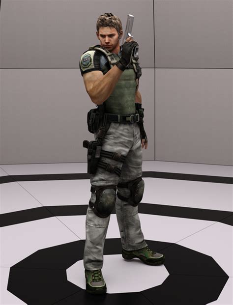 Chris Redfield For G8m And G81m Best Daz3d Poses Download Site