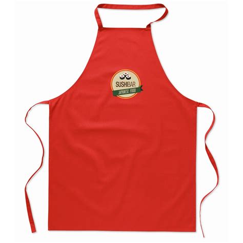 Kitchen Apron In Cotton Probos Promotions Promotional Branded