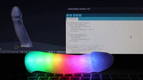 Diy 3d Printed Proto Rainbow Dildo With Vibrator 02 Youtube