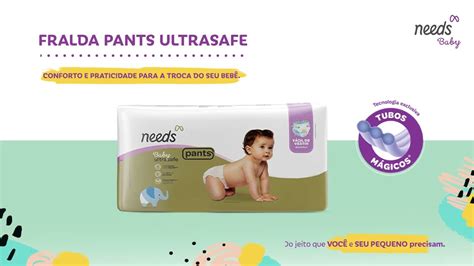 Fralda Needs Baby Pants Ultrasafe Youtube