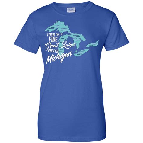 Four Out Of Five Great Lakes Prefer Michigan T Shirt Shirt Design Online