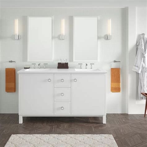 Kohler Jacquard 60 Vanity Base Only With Furniture Legs 2 Doors And