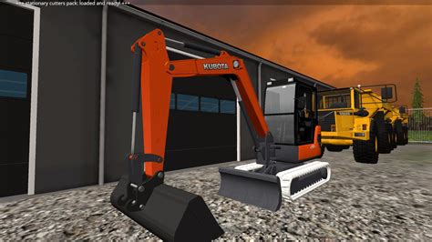 Kubota U55 4 V10 Mod Fs 15 Forklifts And Excavators Mod Download