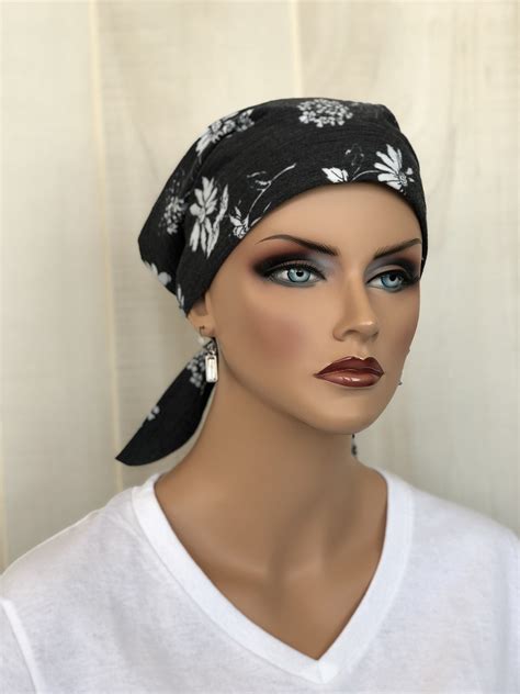 About 90% of the hair on the head is in the anagen, or growth phase, which lasts anywhere from two to. Floral Head Scarf For Women With Hair Loss, Gift For Mom ...
