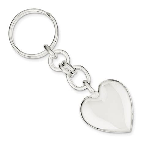 Sterling Silver Engravable Keychain Pg80132