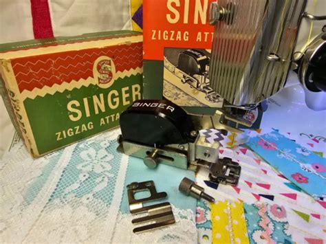 Vintage Singer Zigzag Attachment Featherweight Tested
