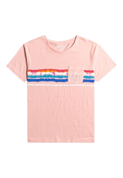 Promotion De Remise Roxy T Shirt Imprimé Powder Pink Aller à
