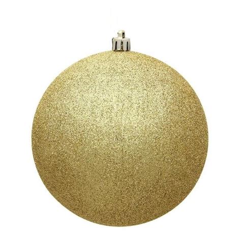 Gold Glitter Ball Ornaments On Sale Seasonal Holiday Crafts