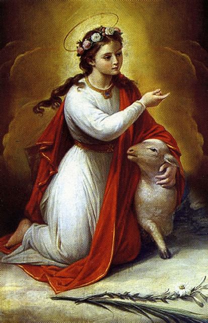 St Agnes Of Rome My Confirmation Saint