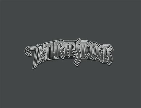 Three Stooges Metallic Logo Digital Art By Brand A Pixels