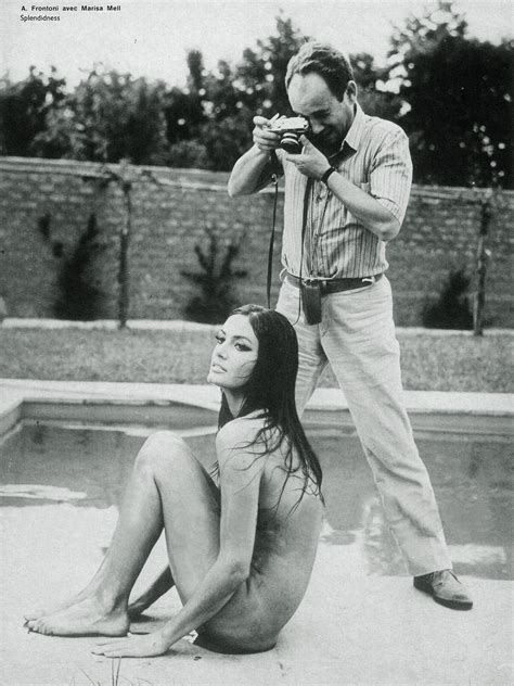 Splendidness Marisa Mell Being Photographed By Angelo Frontoni