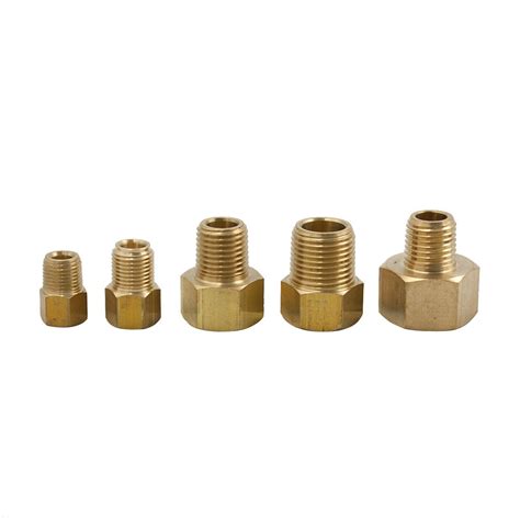 Hose Lines And Fittings Vis Brass Inverted Flare Fitting Adapter Pack Of