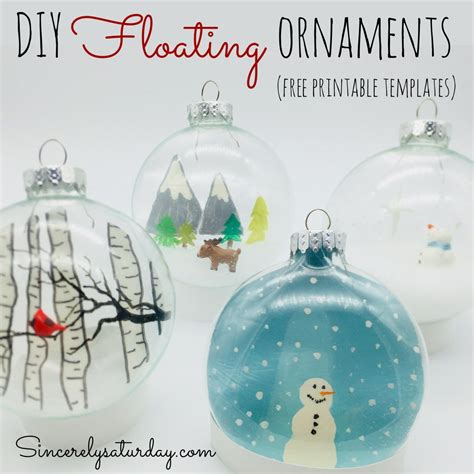 Diy Floating Ornaments Floating Ornaments Christmas Crafts