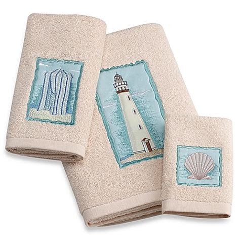 Tips, tricks, and tweets all to help you #homehappier. Croscill® Coastal Collage Bath Towels - Bed Bath & Beyond