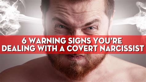 6 Warning Signs Youre Dealing With A Covert Narcissist Youtube
