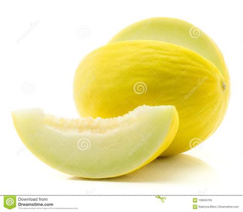Fresh Honeydew Melon Isolated On White Stock Image Image Of Cucumis