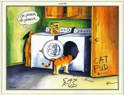 Far Side Cat Fud The Far Side Funny Cats Cartoon