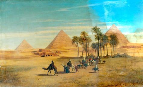 The Pyramids Of Giza Egypt Art Uk