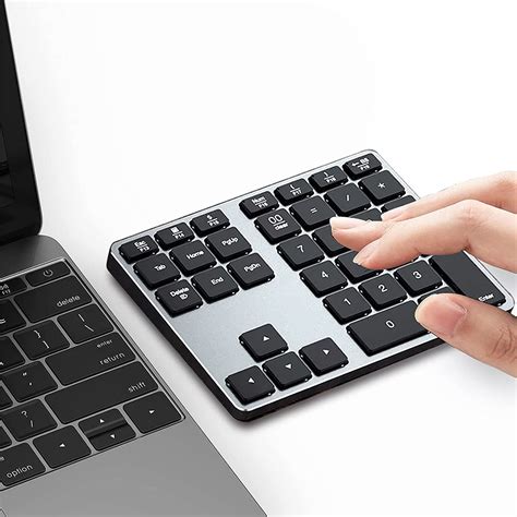 Upgraded Bluetooth Number Pad Designed For Mac Os And Windows Users