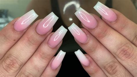 Step By Step Acrylic Ombre Nails Tutorial YouTube