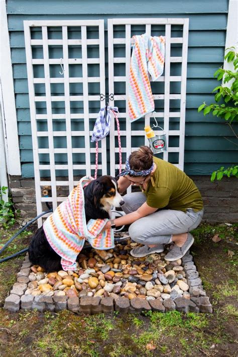 The magic of the internet. How to Build a Fur-tastic Dog Washing Station | Dog ...