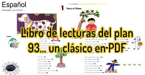 40 000 libros en español para leer online. Libro de lecturas de primer grado (Paco el Chato ...