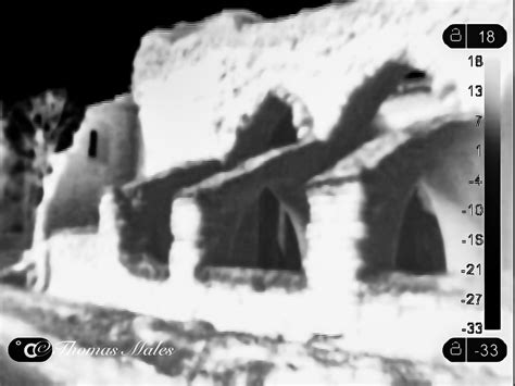 Thermal Image Thermal Image Of Avastra Monastery Ruins Thomas Males