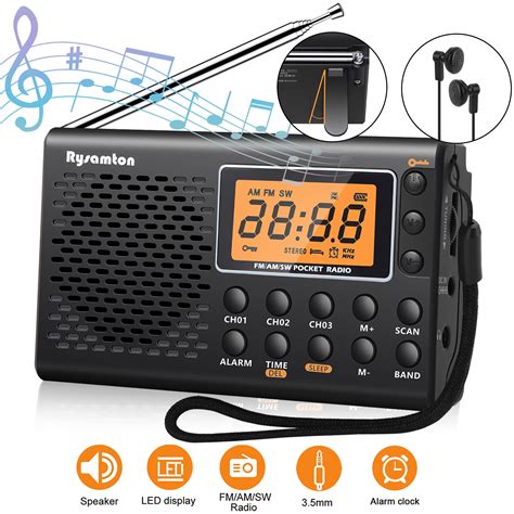 small am fm sm radio with great reception eeekit battery operated radio with big speaker