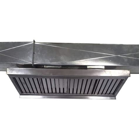 Electric Silver Commercial Stainless Steel Exhaust Hood Features