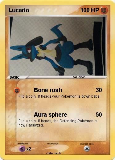 Pokémon Lucario 5062 5062 Bone Rush My Pokemon Card