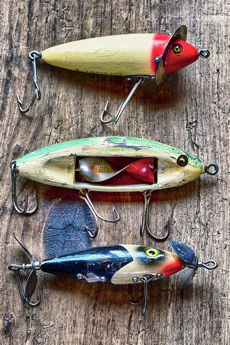 Three Vintage Fishing Tackle Photograph by Craig Voth