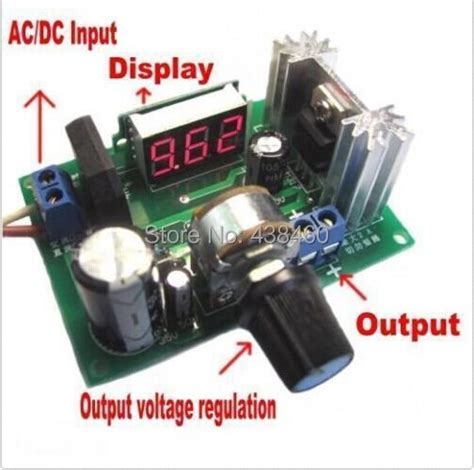Lm317 Adjustable Voltage Regulator Step Down Power Supply 12v5v Led