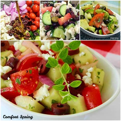 Easy Greek Salad Comfort Spring