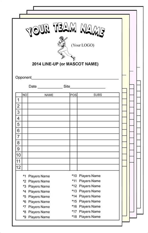Search Results For Baseball Lineup Card Template Calendar 2015